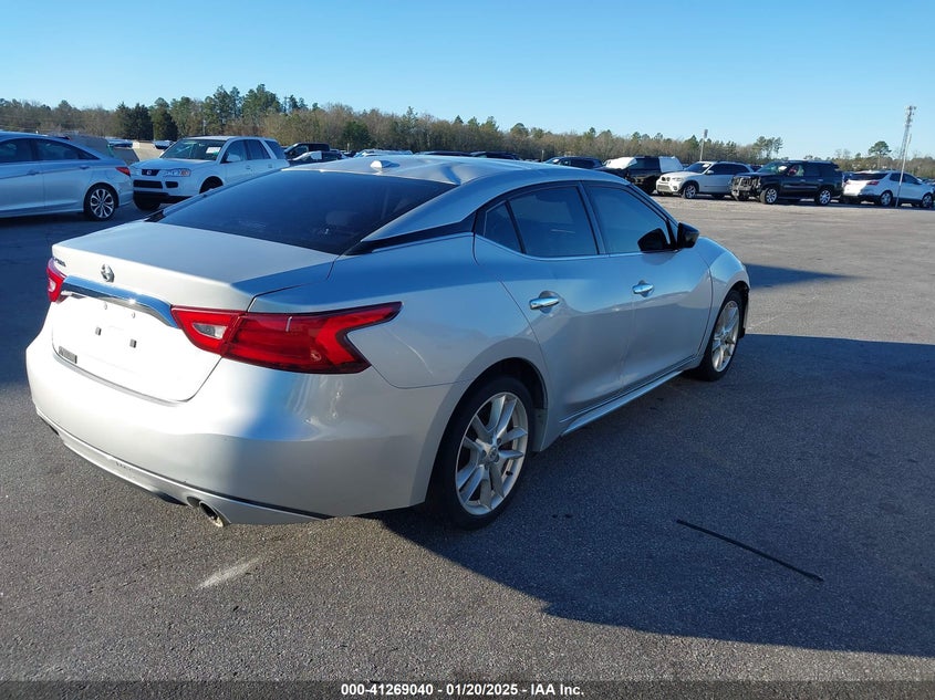 Vin: 1n4aa6ap0gc446647, lot: 41759391, nissan maxima 3.5 platinum/3.5 s/3.5 sl/3.5 sr/3.5 sv 20164