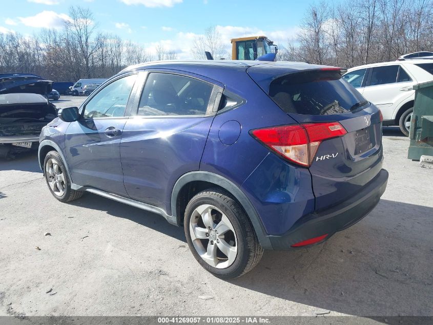 VIN 3CZRU6H71GM736351 2016 Honda HR-V, Ex-L no.3