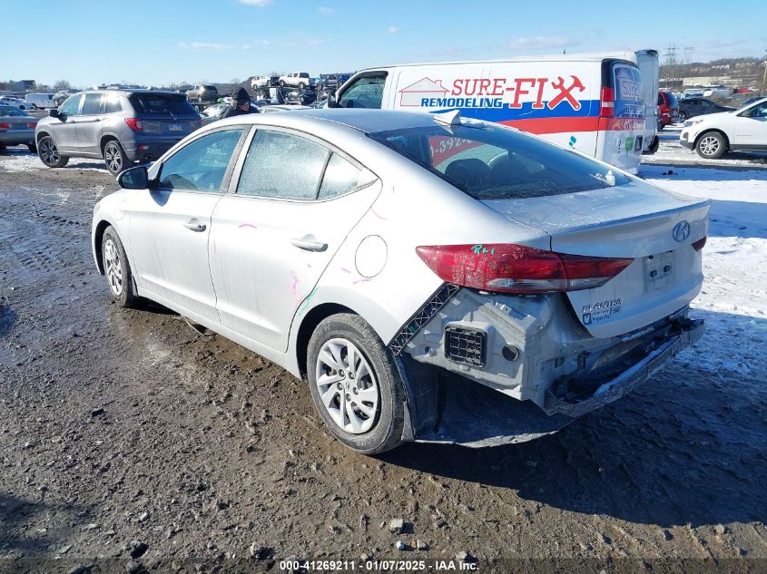 VIN 5NPD74LF3JH380038 2018 HYUNDAI ELANTRA no.3