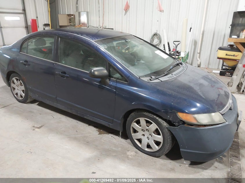 2007 HONDA CIVIC VIN: 1HGFA16517L052358