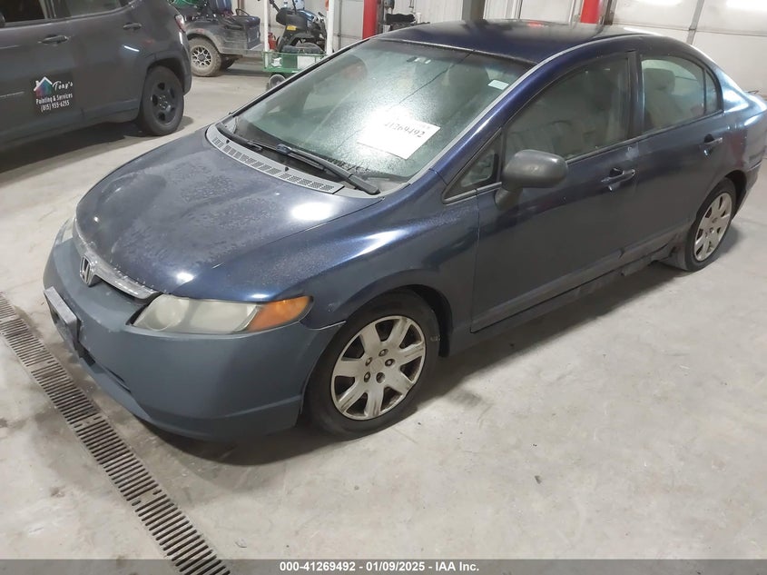 2007 HONDA CIVIC VIN: 1HGFA16517L052358