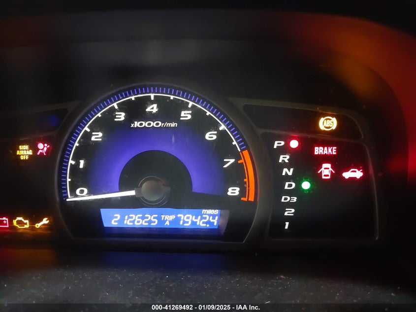 2007 HONDA CIVIC VIN: 1HGFA16517L052358