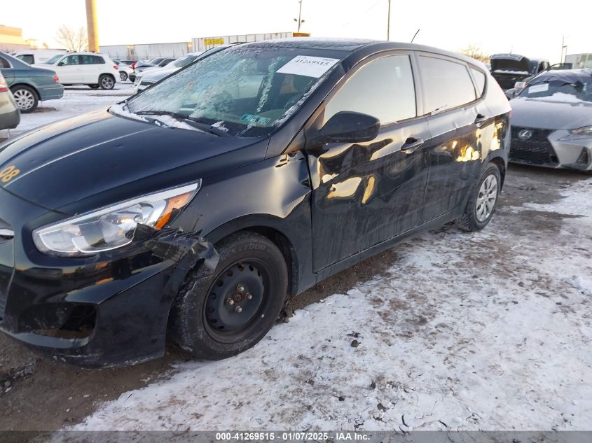 VIN KMHCT5AE7HU354982 2017 Hyundai Accent, SE no.6