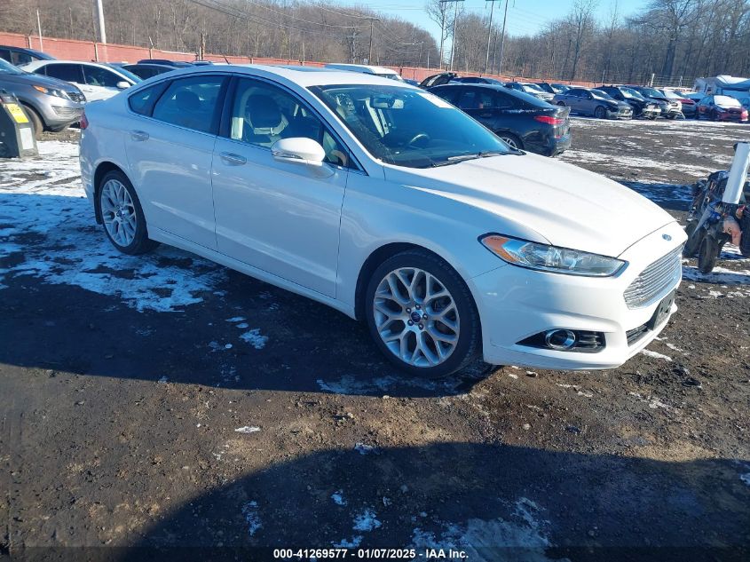 VIN 3FA6P0D9XDR352724 2013 Ford Fusion, Titanium no.1