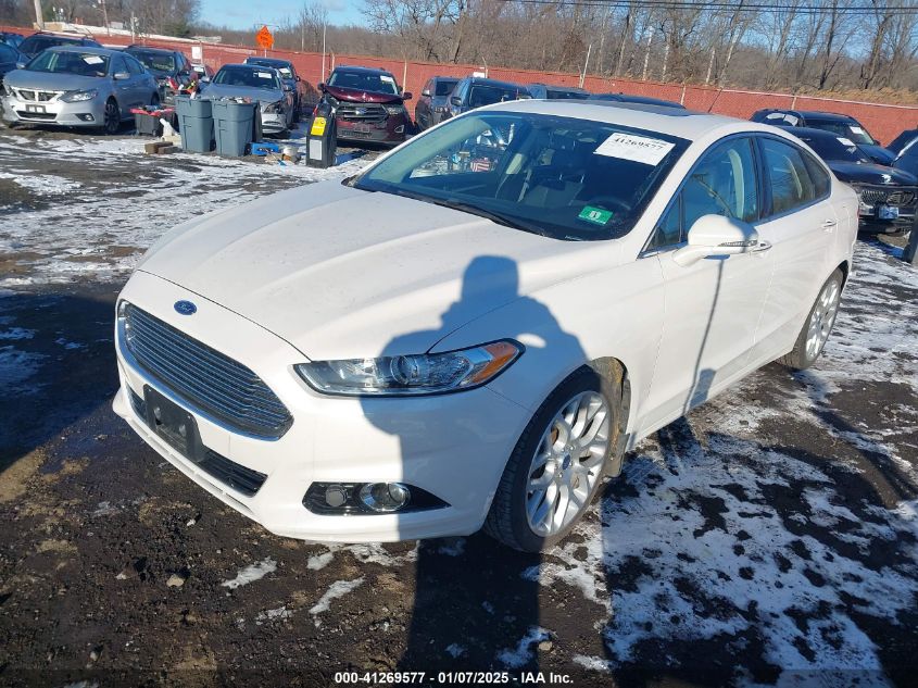 VIN 3FA6P0D9XDR352724 2013 Ford Fusion, Titanium no.2