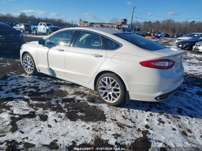 VIN 3FA6P0D9XDR352724 2013 Ford Fusion, Titanium no.3