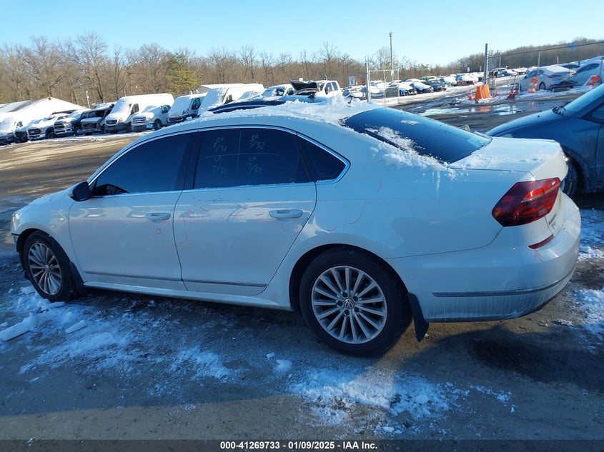 2017 VOLKSWAGEN PASSAT VIN: 1VWBT7A3XHC003822
