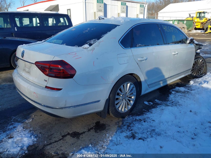 2017 VOLKSWAGEN PASSAT VIN: 1VWBT7A3XHC003822