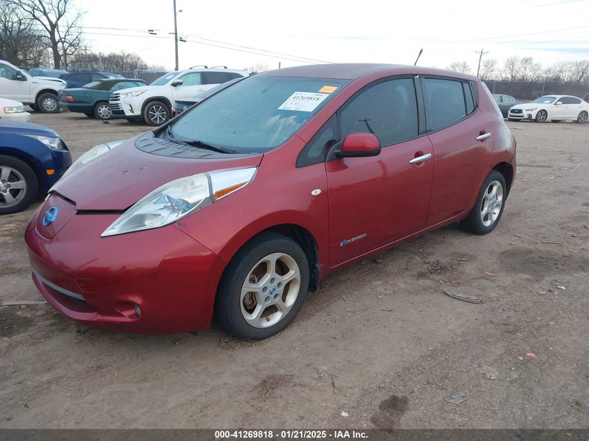Vin: jn1az0cp7ct023848, lot: 41760169, nissan leaf sl 20122