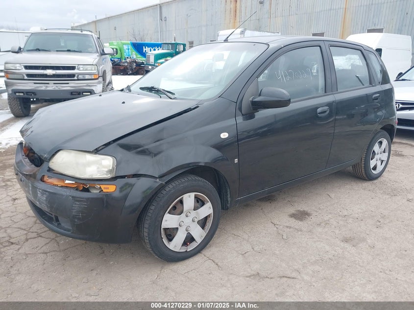 2007 CHEVROLET AVEO 5 VIN: KL1TD66647B699980