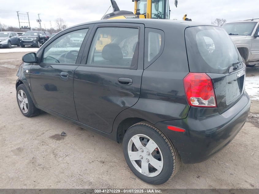 2007 CHEVROLET AVEO 5 VIN: KL1TD66647B699980