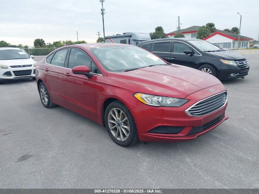 VIN 3FA6P0HD4HR193610 2017 Ford Fusion, SE no.1