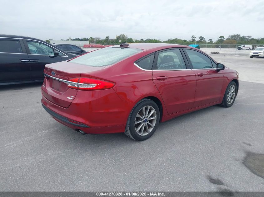 VIN 3FA6P0HD4HR193610 2017 Ford Fusion, SE no.4