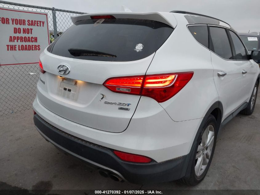 2014 HYUNDAI SANTA FE SPORT 2.0L TURBO - 5XYZWDLA9EG149820
