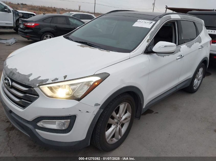 VIN 5XYZWDLA9EG149820 2014 Hyundai Santa Fe, Sport... no.2