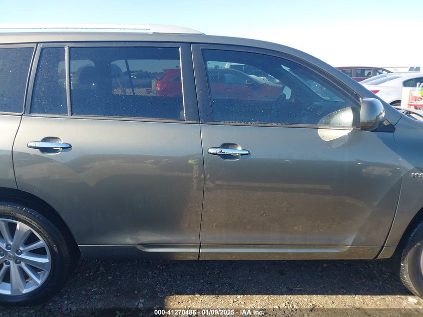 2008 Toyota Highlander Hybrid Limited VIN: JTEEW44AX82014739 Lot: 41270486