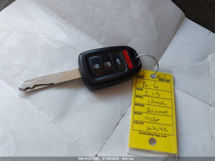 2015 HONDA ACCORD VIN: 1HGCR2F3XFA166725