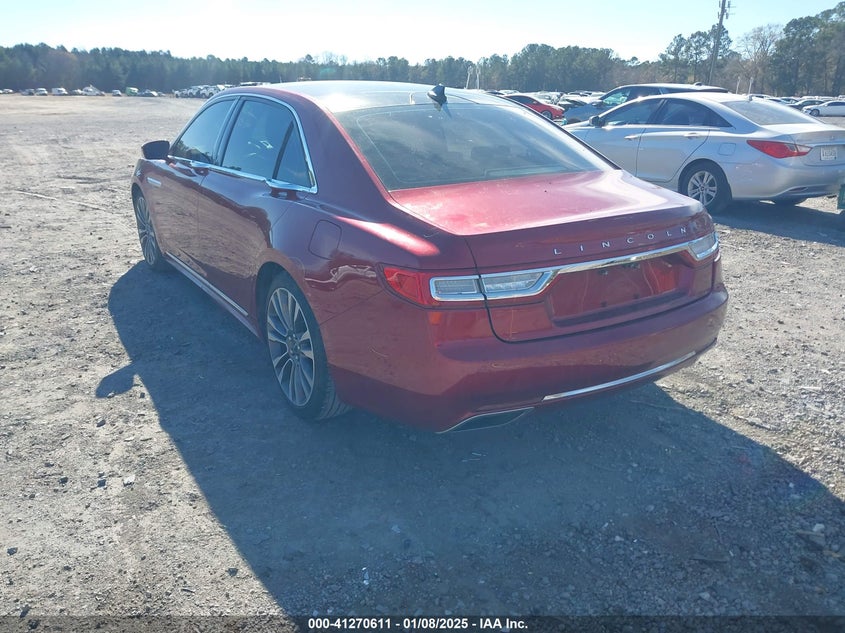 2018 LINCOLN CONTINENTAL SELECT - 1LN6L9SK4J5614568