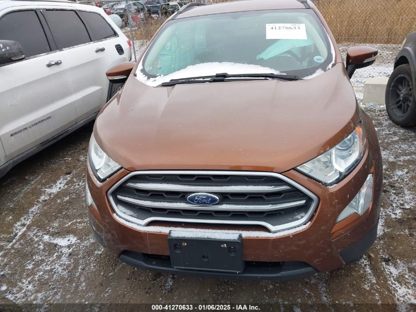 2019 Ford Ecosport Se VIN: MAJ3S2GE6KC289185 Lot: 41270633