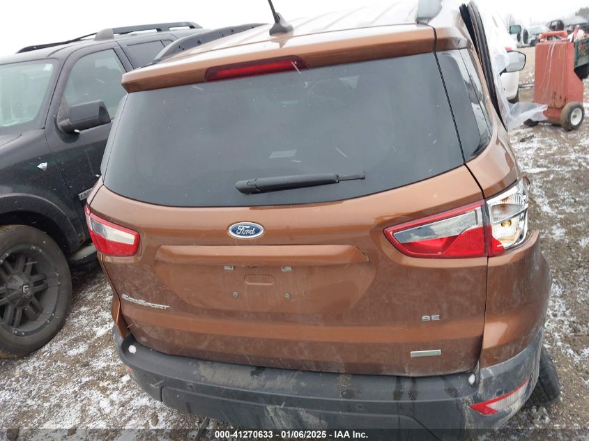 2019 Ford Ecosport Se VIN: MAJ3S2GE6KC289185 Lot: 41270633