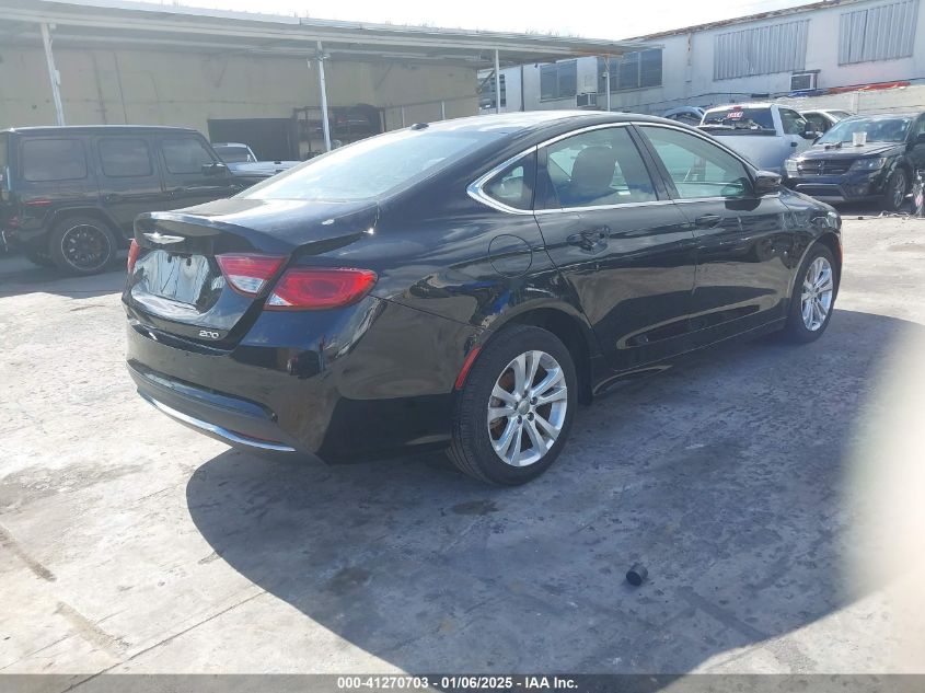 VIN 1C3CCCAB9GN152690 2016 CHRYSLER 200 no.4