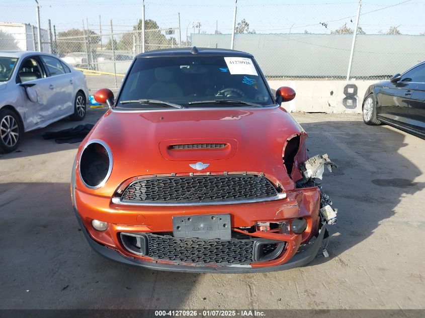 2013 Mini Convertible Cooper S VIN: WMWZP3C56DT297515 Lot: 41270926