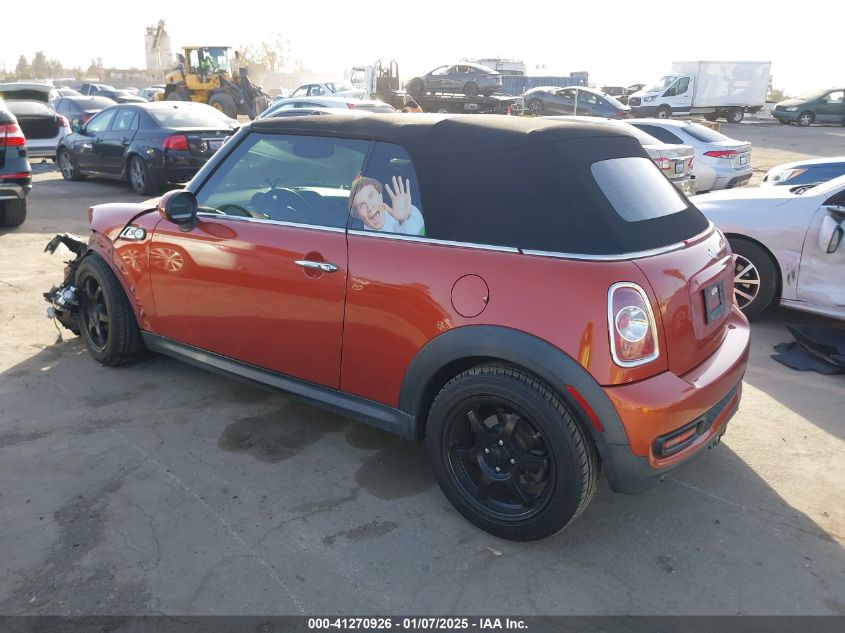 VIN WMWZP3C56DT297515 2013 Mini Convertible, Cooper S no.3