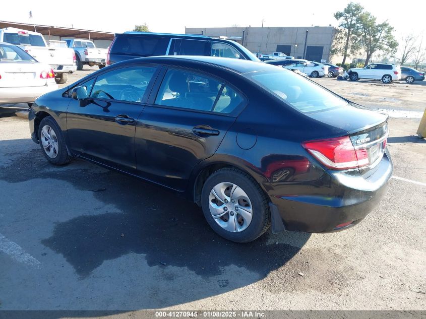 VIN 19XFB2F58EE265590 2014 Honda Civic, LX no.3