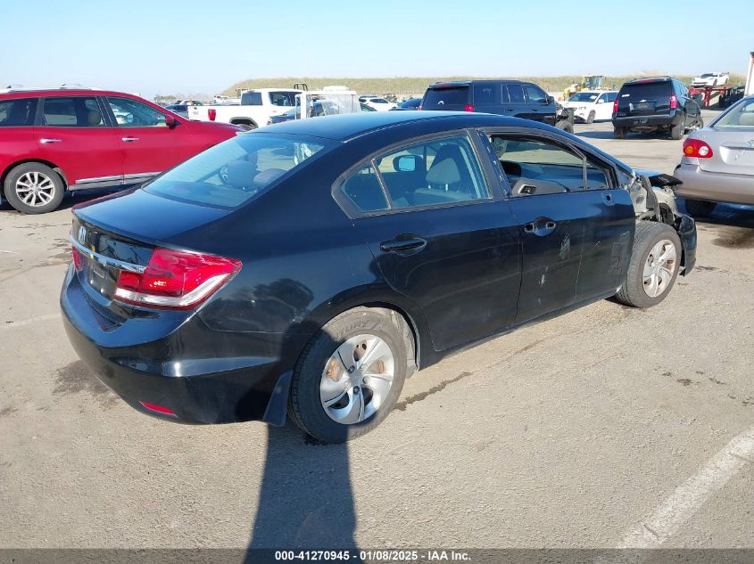 VIN 19XFB2F58EE265590 2014 Honda Civic, LX no.4