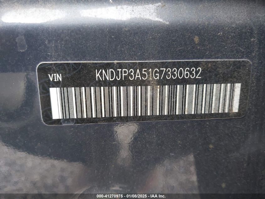 VIN KNDJP3A51G7330632 2016 KIA Soul, + no.9