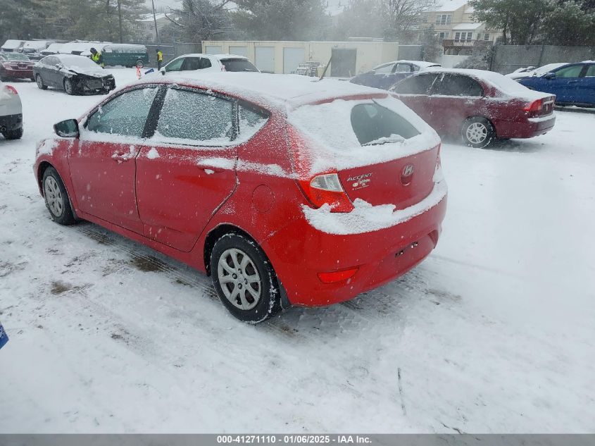 VIN KMHCT5AE7DU128807 2013 HYUNDAI ACCENT no.3