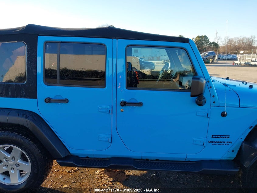 2017 JEEP WRANGLER UNLIMITED SPORT 4X4 - 1C4BJWDGXHL599418