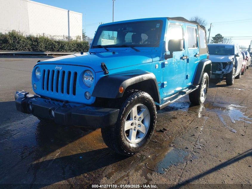 2017 JEEP WRANGLER UNLIMITED SPORT 4X4 - 1C4BJWDGXHL599418