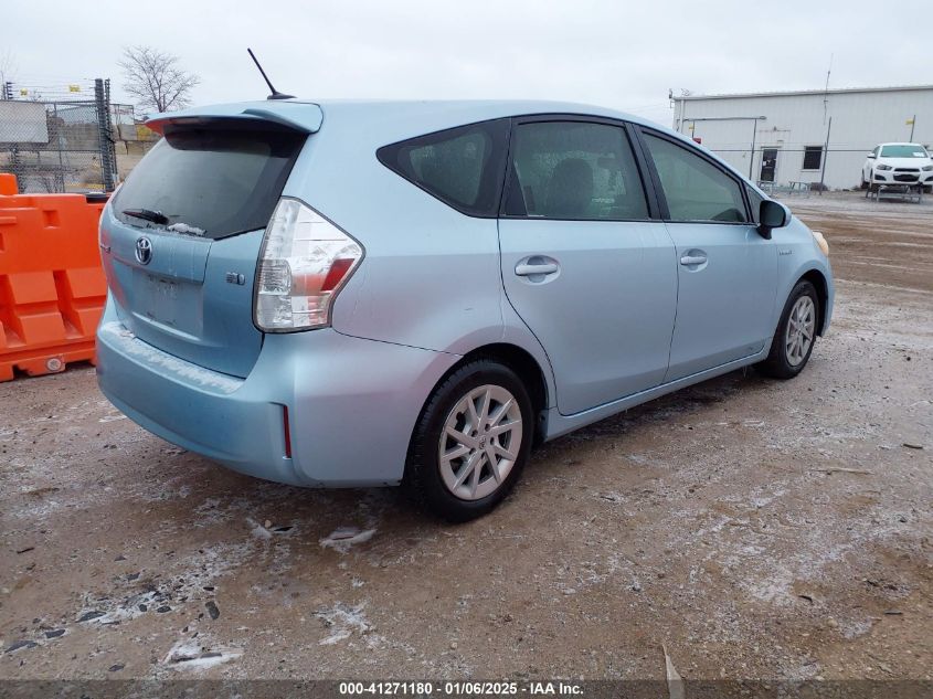 VIN JTDZN3EU4D3250142 2013 TOYOTA PRIUS V no.4