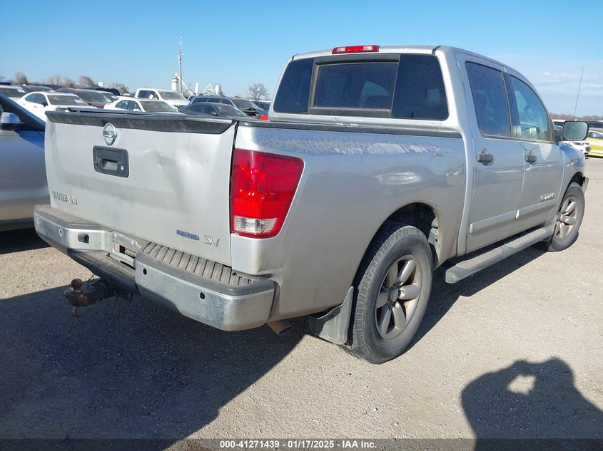 Vin: 1n6ba0ed7en509396, lot: 41761790, nissan titan sv 20144