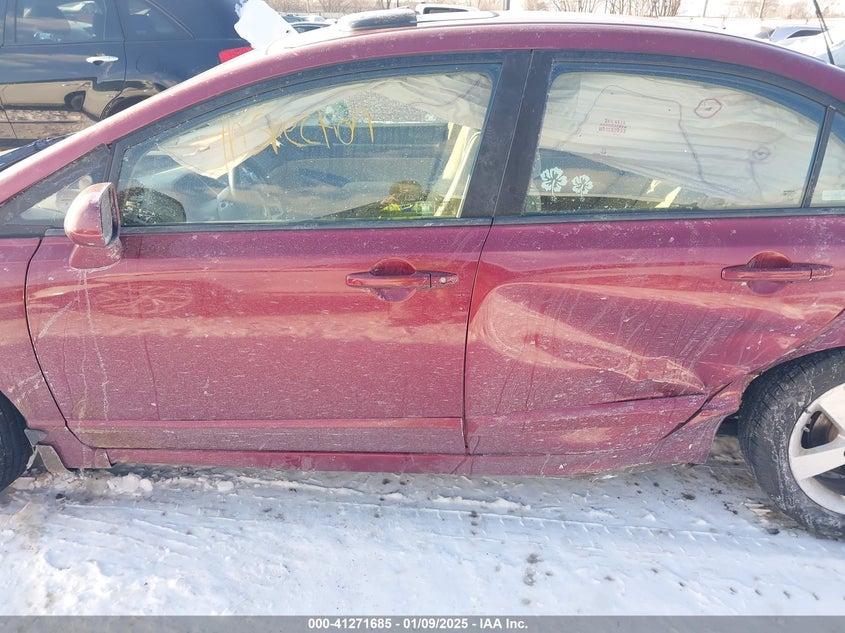 2008 HONDA CIVIC VIN: 1HGFA16838L000323