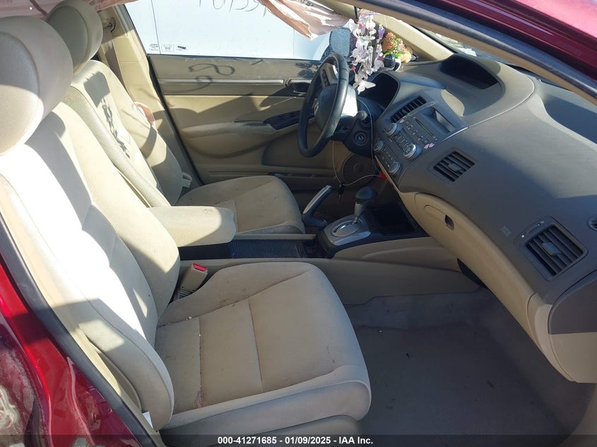 2008 HONDA CIVIC VIN: 1HGFA16838L000323