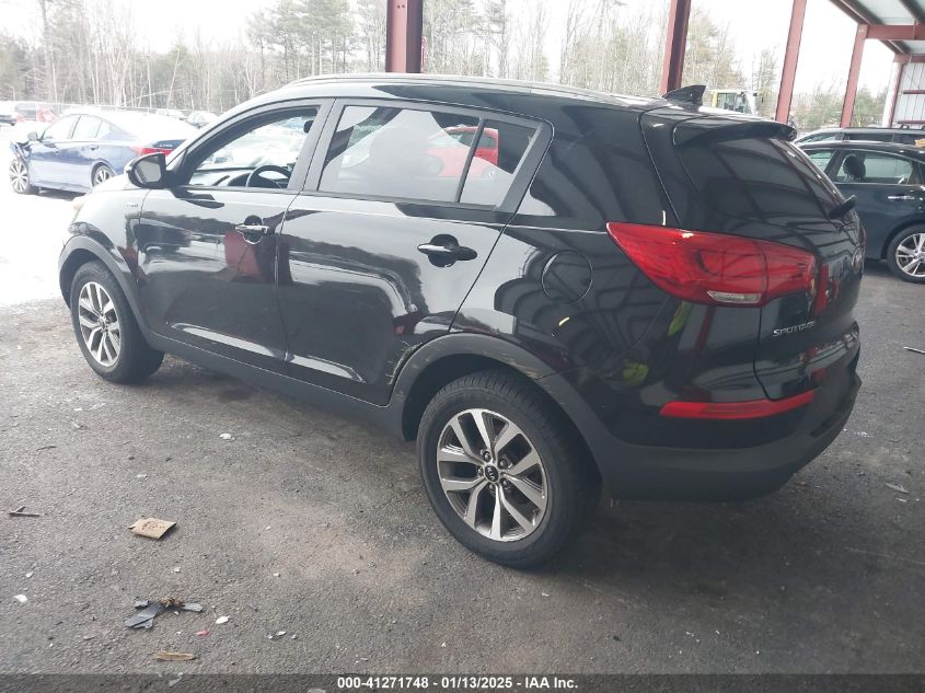 VIN KNDPBCACXF7670495 2015 KIA Sportage, LX no.3