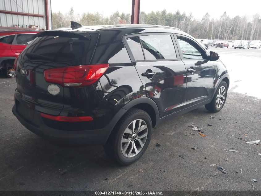 VIN KNDPBCACXF7670495 2015 KIA Sportage, LX no.4