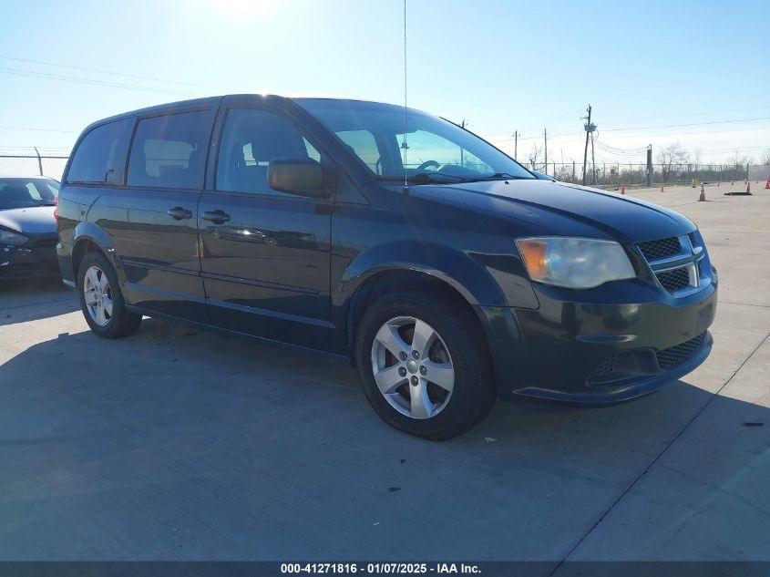 VIN 2C4RDGBG6DR535537 2013 Dodge Grand Caravan, SE no.1