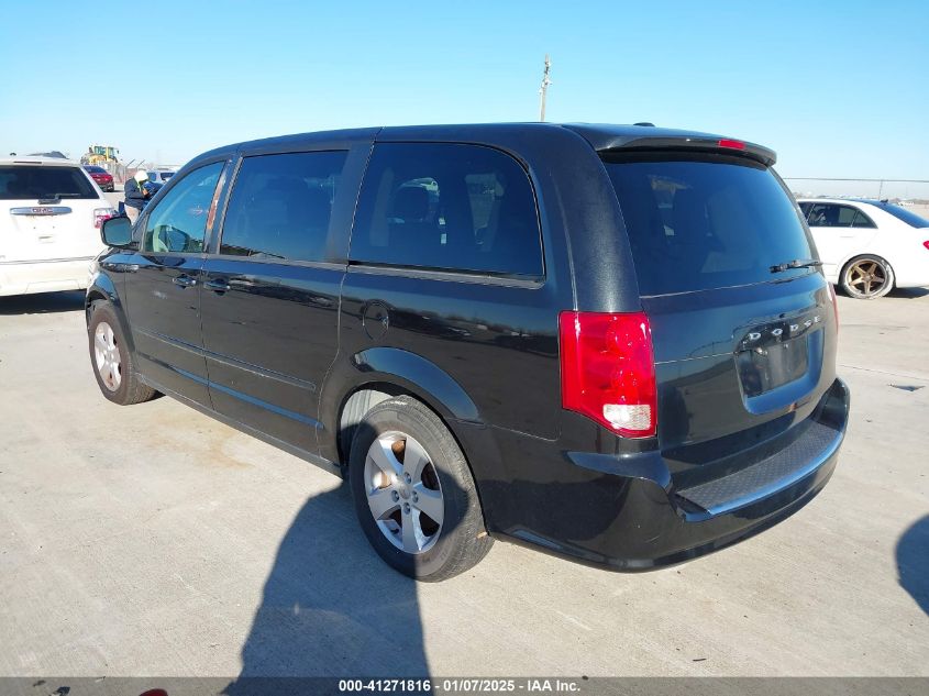 VIN 2C4RDGBG6DR535537 2013 Dodge Grand Caravan, SE no.3