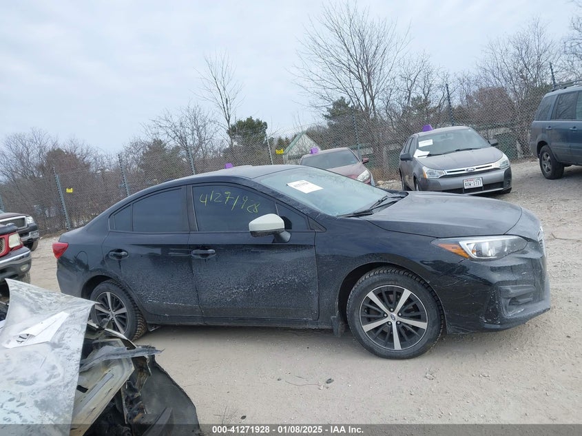 2019 SUBARU IMPREZA VIN: 4S3GKAD63K3604334