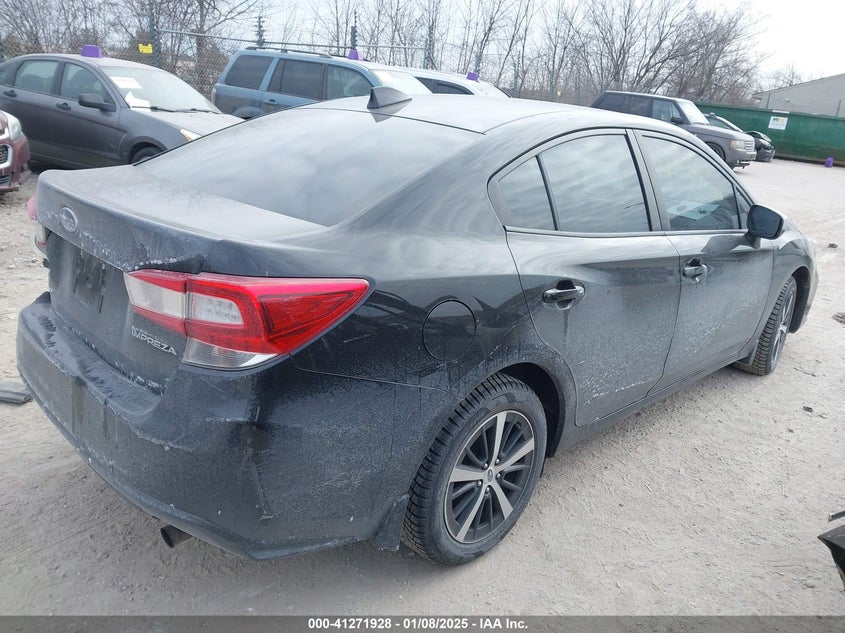 2019 SUBARU IMPREZA VIN: 4S3GKAD63K3604334