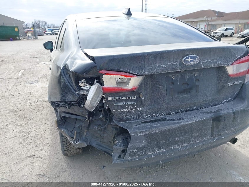 2019 SUBARU IMPREZA VIN: 4S3GKAD63K3604334