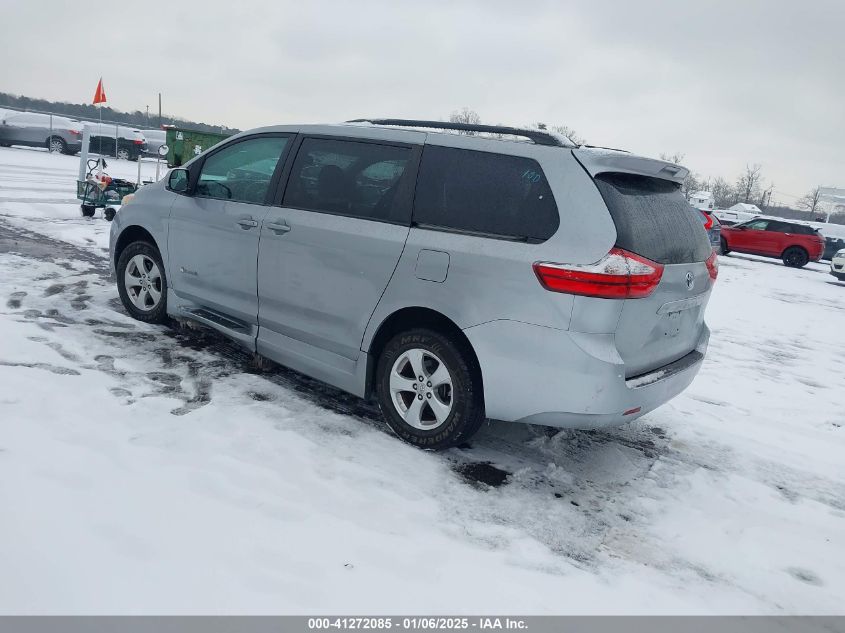 VIN 5TDKK3DC9GS754403 2016 Toyota Sienna, Le 7 Pass... no.3