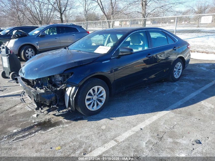 VIN 4T1BD1FK6GU194513 2016 Toyota Camry, Hybrid LE no.2