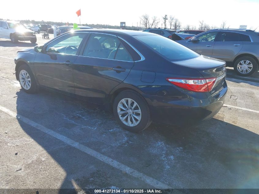 VIN 4T1BD1FK6GU194513 2016 Toyota Camry, Hybrid LE no.3