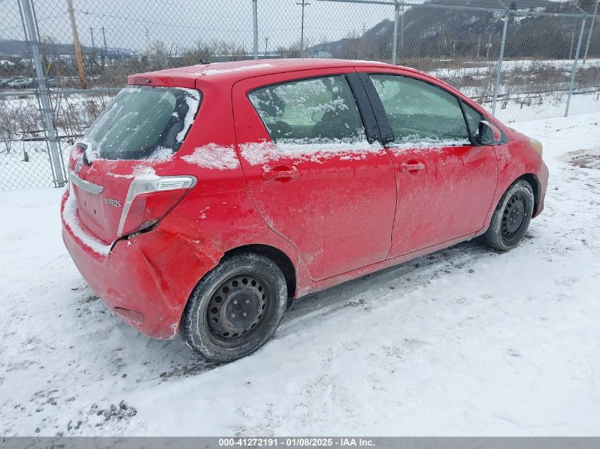 VIN JTDKTUD3XDD562708 2013 TOYOTA YARIS no.4