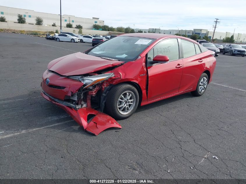 VIN JTDKBRFUXH3563584 2017 Toyota Prius, One no.2