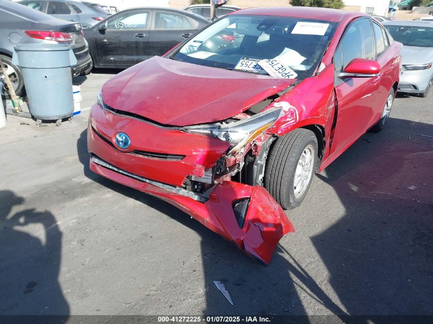 VIN JTDKBRFUXH3563584 2017 Toyota Prius, One no.6